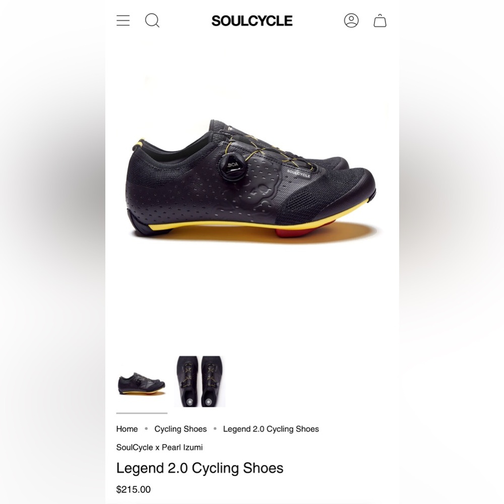 NWT - SoulCycle Legend 2.0 cycling shoes - W8.5/40 EU